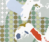 Werner Berges - Sport ist Mord, 1970, Acryl auf Leinwand