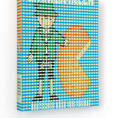 Petra Scheibe Teplitz - von Format, 2020, Holz, Acrylfarbe, Plastiktüte, Firnis