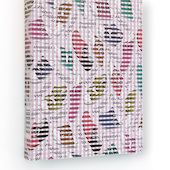 Petra Scheibe Teplitz - Hausschuhe, 2020, Holz, Acrylfarbe, Plastiktüte, Firnis